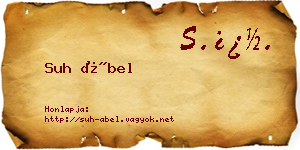 Suh Ábel névjegykártya