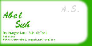abel suh business card